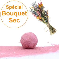 Bombe à graines / Cocon avec mélange de graines "Spécial Bouquet Sec"