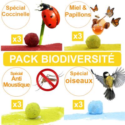 Pack Biodiversité / 12 Cocons de graines